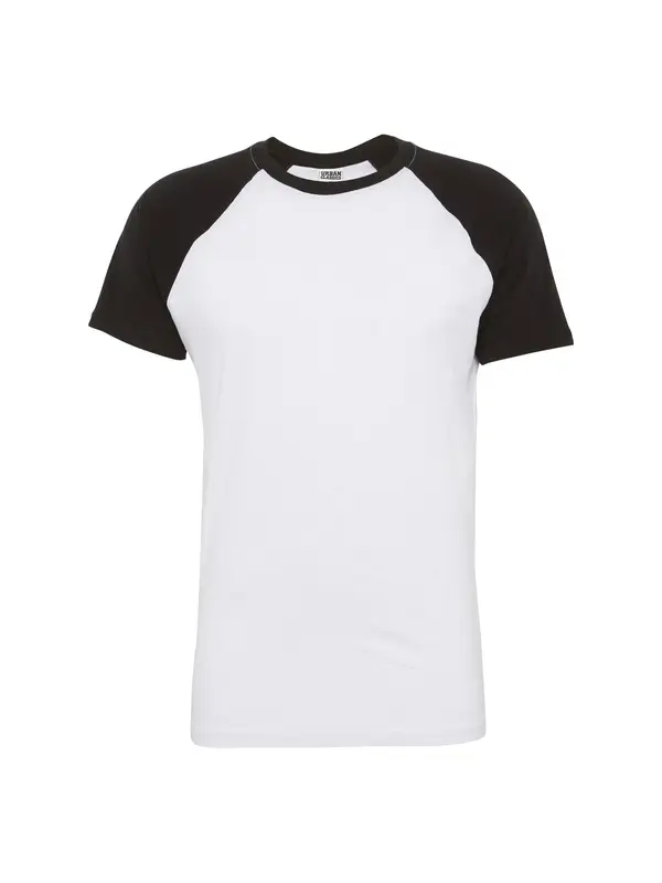 Urban Classics Urban Classics Majica  crna / bijela