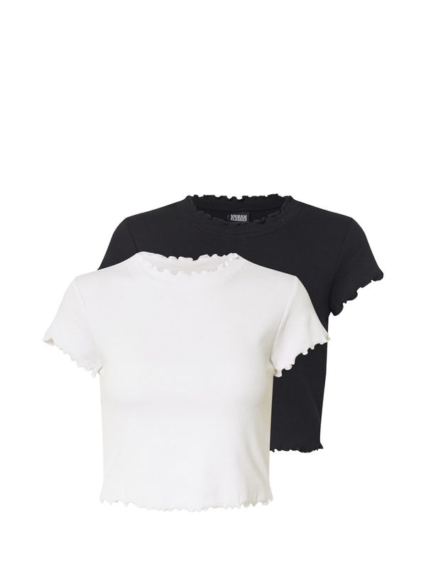Urban Classics Urban Classics Majica  crna / bijela