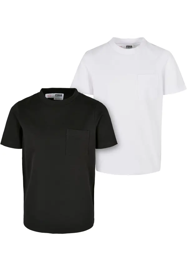 Urban Classics Urban Classics Majica  crna / vuneno bijela