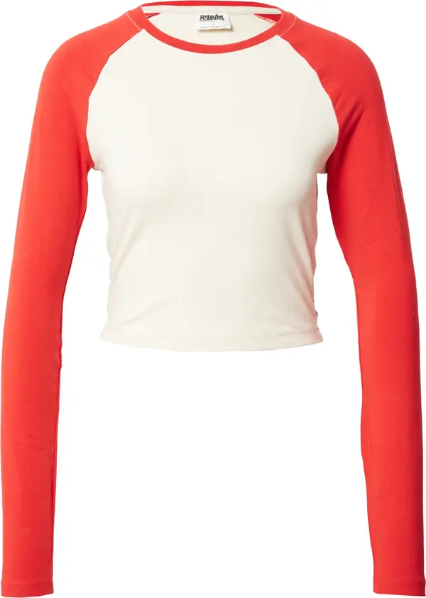 Urban Classics Urban Classics Majica  crvena / bijela
