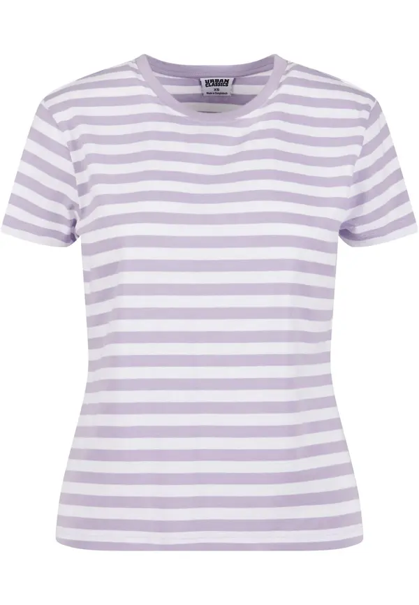 Urban Classics Urban Classics Majica  lavanda / bijela