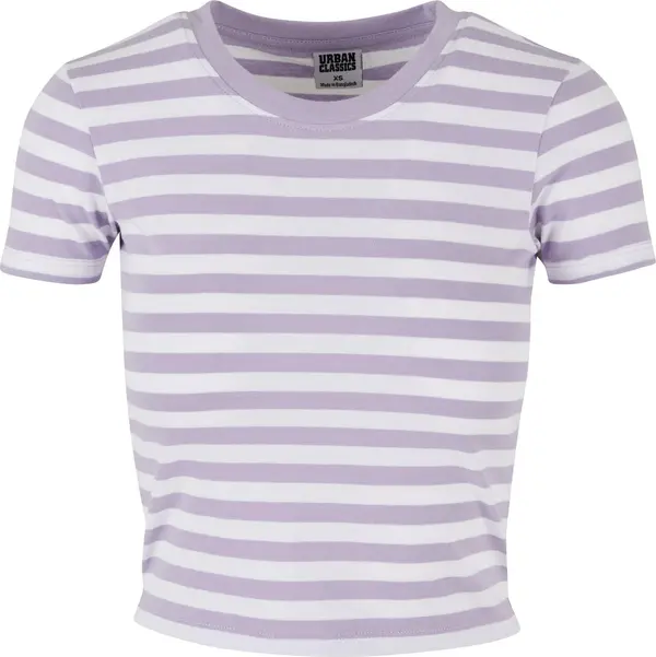 Urban Classics Urban Classics Majica  lavanda / bijela