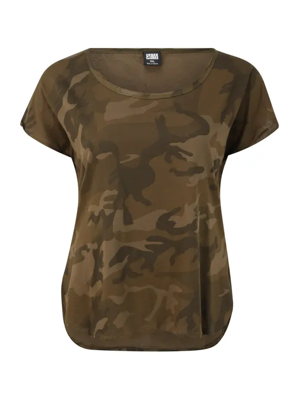 Urban Classics Urban Classics Majica  maslinasta / tamno zelena