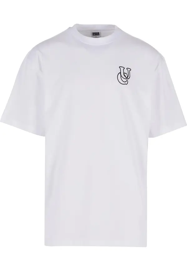 Urban Classics Urban Classics Majica 'Shiny'  crna / bijela
