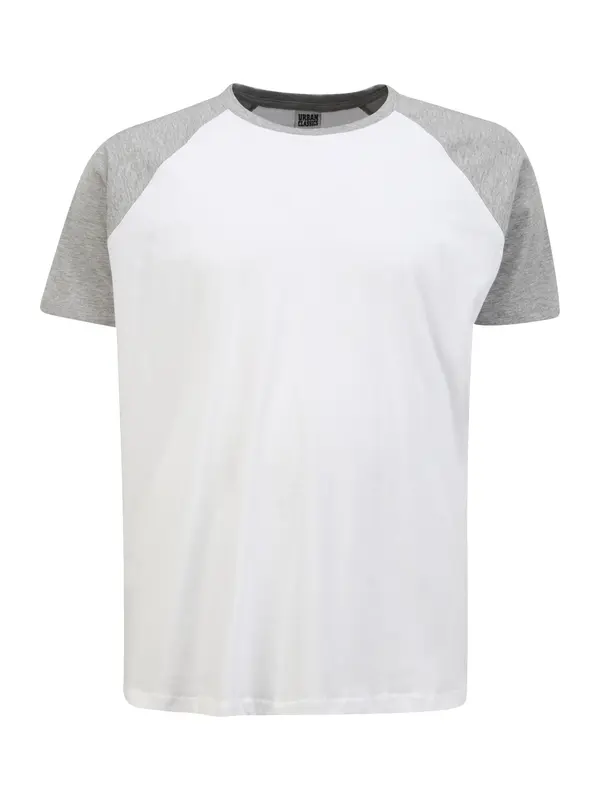 Urban Classics Urban Classics Majica  siva / bijela