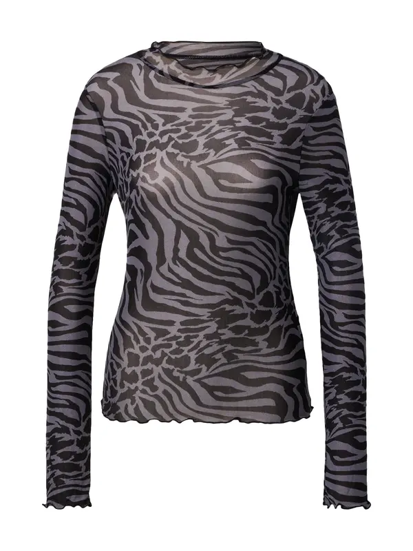 Urban Classics Urban Classics Majica  siva / crna