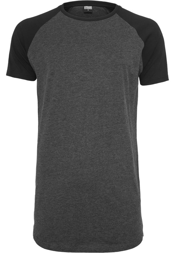 Urban Classics Urban Classics Majica  siva melange / crna