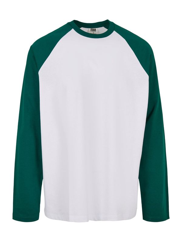 Urban Classics Urban Classics Majica  smaragdno zelena / bijela