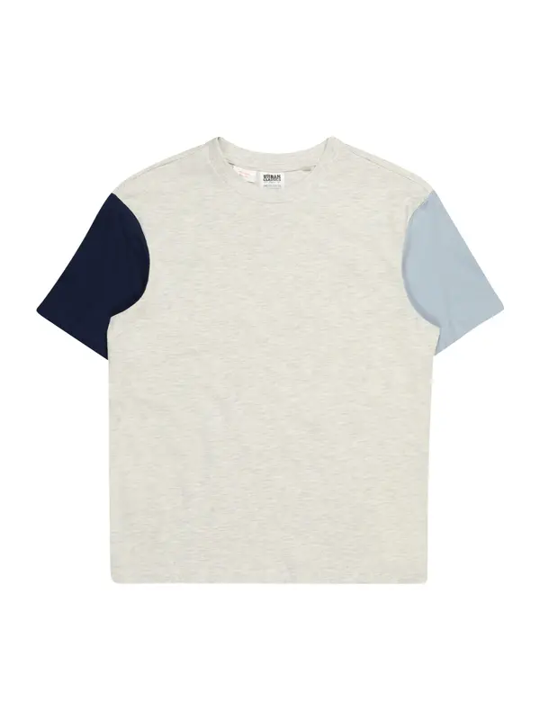 Urban Classics Urban Classics Majica  svijetloplava / tamno plava / svijetlosiva