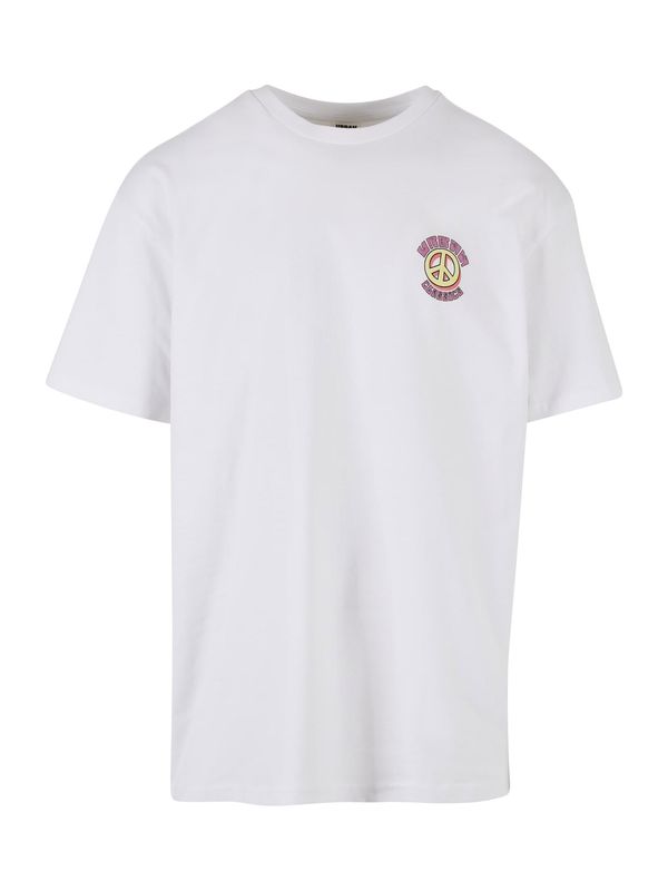 Urban Classics Urban Classics Majica  svijetlozelena / rosé / crna / bijela