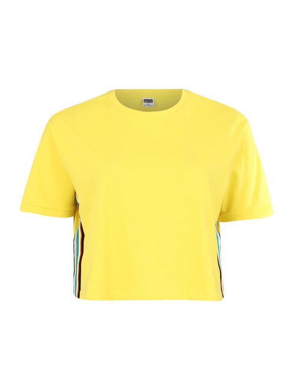 Urban Classics Urban Classics Majica  žuta / petrol / crna / bijela