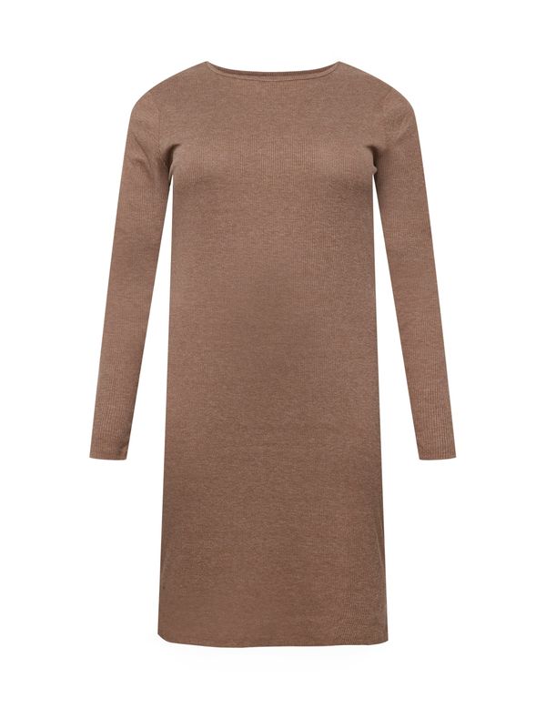 Urban Classics Urban Classics Pletena haljina  smeđa