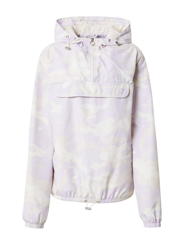 Urban Classics Urban Classics Prijelazna jakna  bež / ljubičasta / bijela