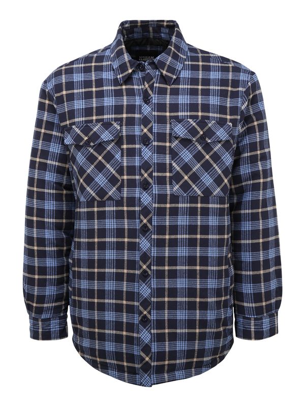 Urban Classics Urban Classics Prijelazna jakna  bež / morsko plava / sivkasto plava / golublje plava