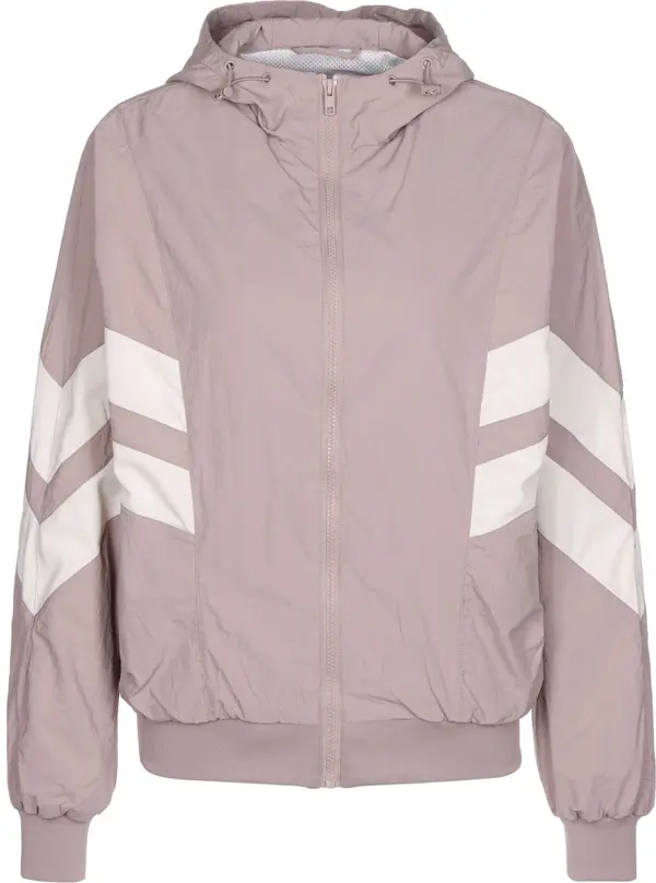 Urban Classics Urban Classics Prijelazna jakna 'Crinkle Batwing'  roza / bijela