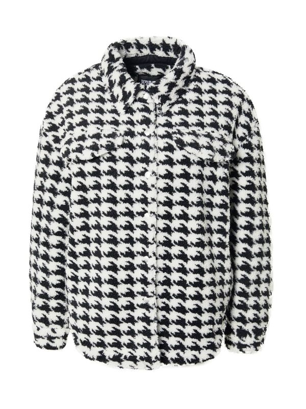 Urban Classics Urban Classics Prijelazna jakna  crna / bijela