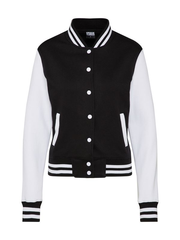 Urban Classics Urban Classics Prijelazna jakna  crna / bijela