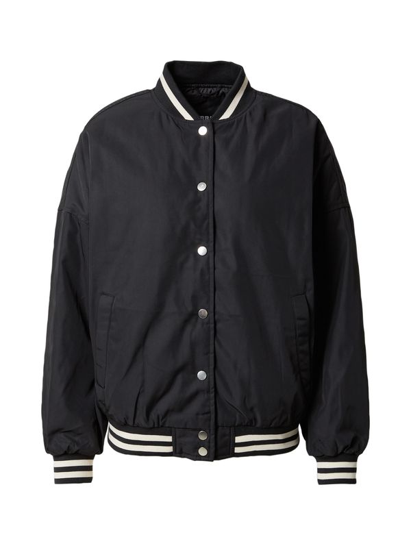 Urban Classics Urban Classics Prijelazna jakna  crna / bijela