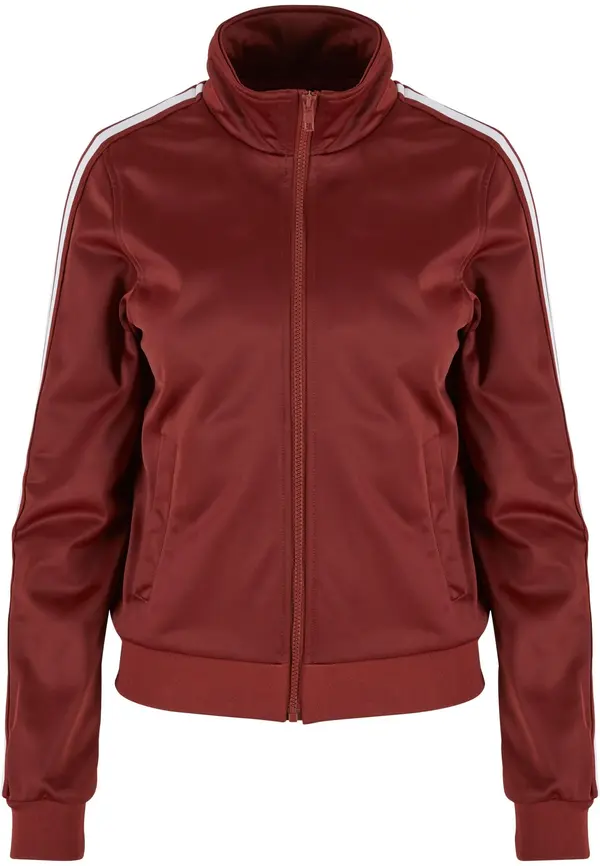Urban Classics Urban Classics Prijelazna jakna  hrđavo crvena / bijela