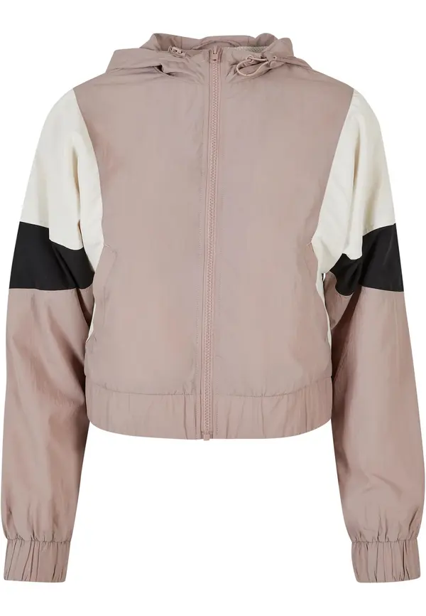 Urban Classics Urban Classics Prijelazna jakna  rosé / crna / bijela