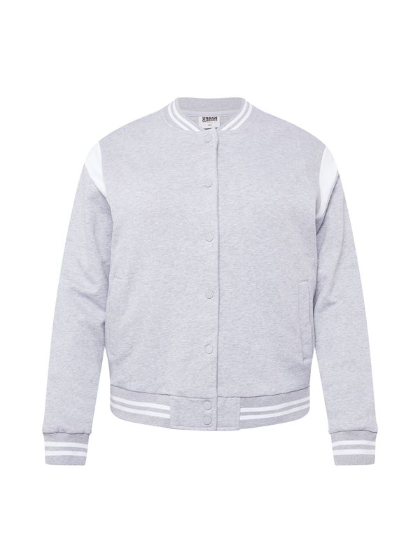 Urban Classics Urban Classics Prijelazna jakna  siva / bijela