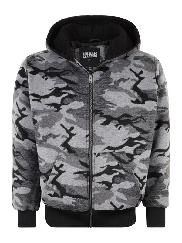 Urban Classics Urban Classics Prijelazna jakna  siva / tamo siva / crna