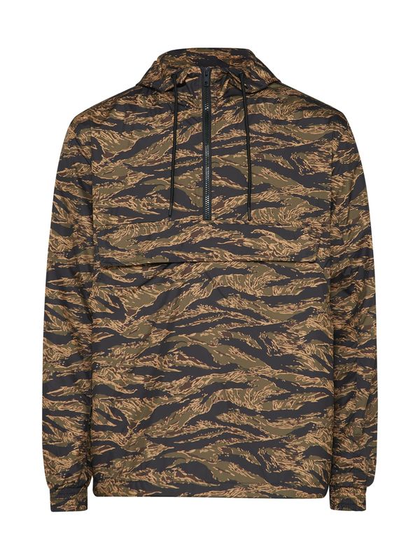 Urban Classics Urban Classics Prijelazna jakna  smeđa / kaki / crna