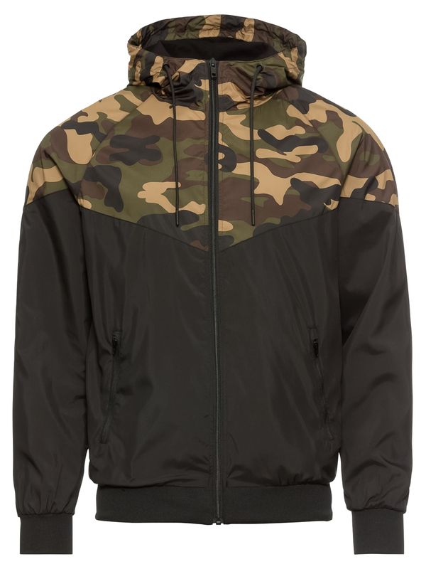 Urban Classics Urban Classics Prijelazna jakna  smeđa / svijetlosmeđa / maslinasta / crna