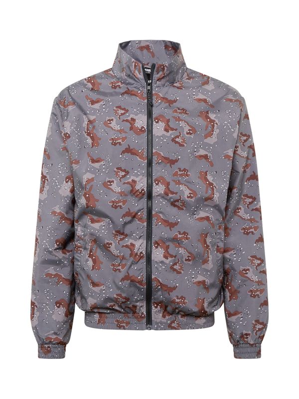 Urban Classics Urban Classics Prijelazna jakna  smeđa / svijetlosmeđa / siva / svijetlosiva / bijela