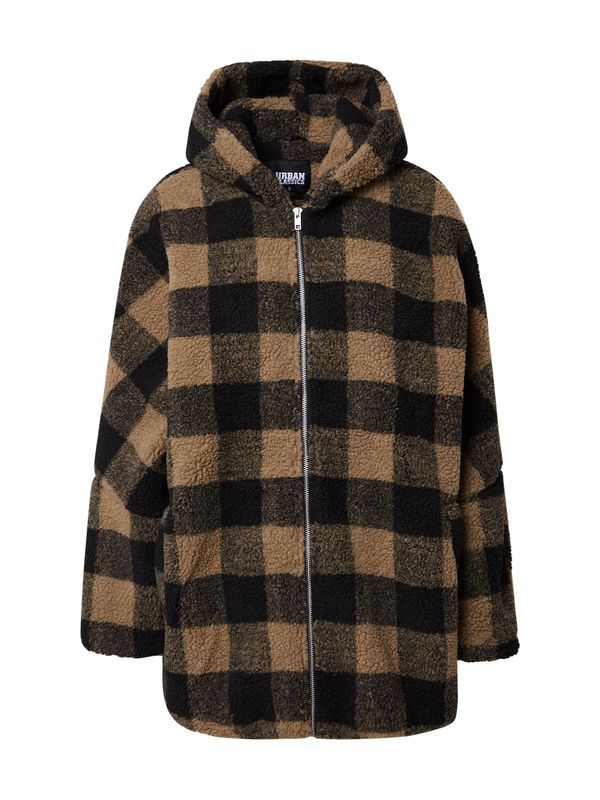 Urban Classics Urban Classics Prijelazna jakna  svijetlosmeđa / bež siva / crna