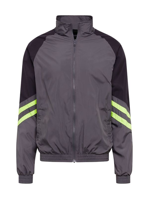 Urban Classics Urban Classics Prijelazna jakna  tamo siva / limeta / crna