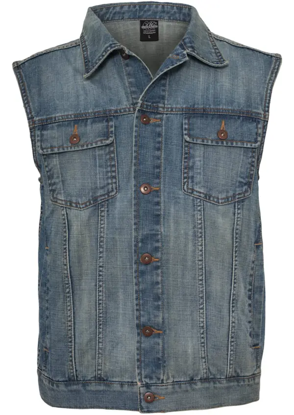 Urban Classics Urban Classics Prsluk  plavi traper