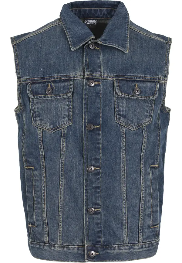 Urban Classics Urban Classics Prsluk  plavi traper