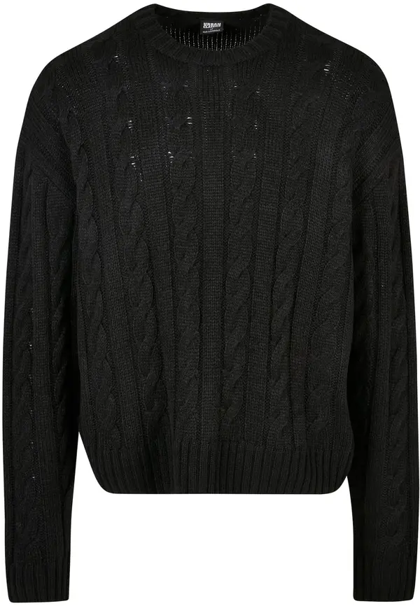Urban Classics Urban Classics Pulover  crna