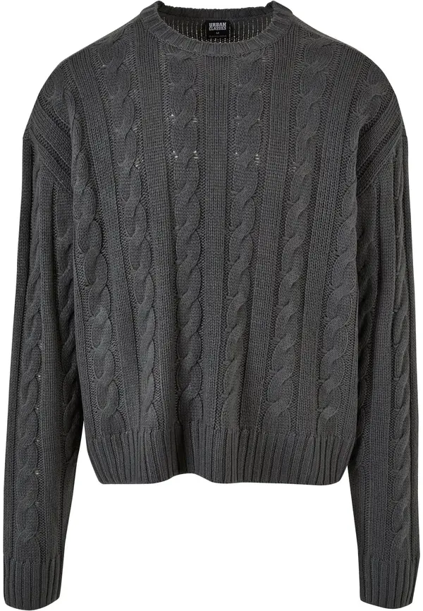 Urban Classics Urban Classics Pulover  tamo siva