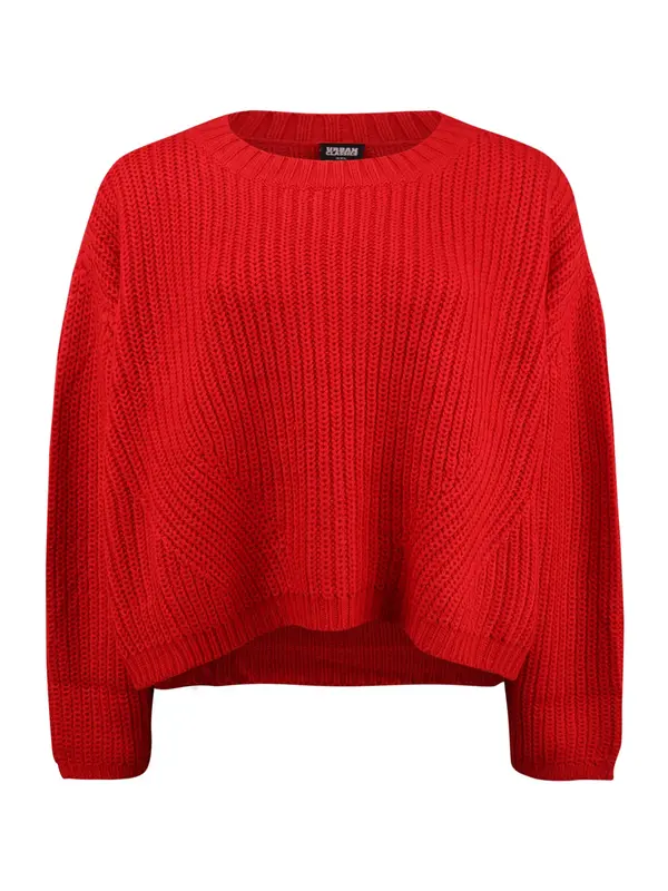 Urban Classics Urban Classics Pulover  vatreno crvena