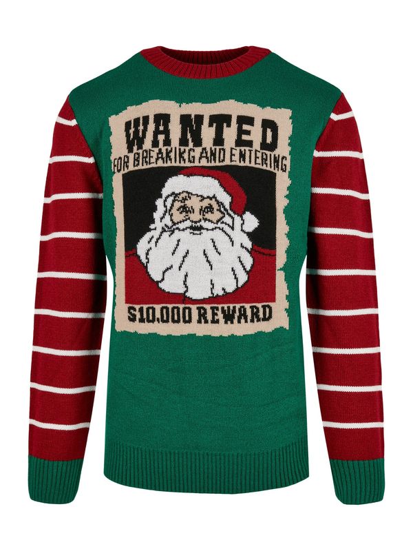 Urban Classics Urban Classics Pulover  zelena / miks boja