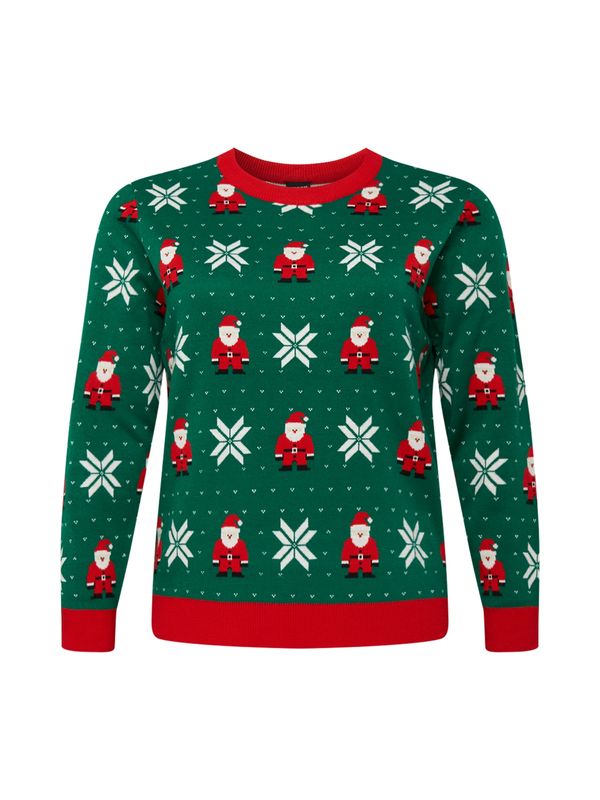 Urban Classics Urban Classics Pulover  žuta / kraljevski zelena / crvena / bijela