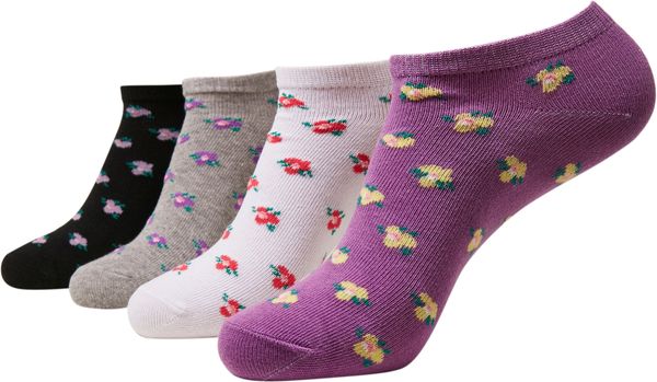 Urban Classics Urban Classics Stopalice  siva melange / tamno ljubičasta / crna / bijela