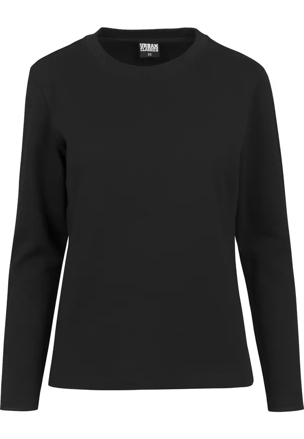 Urban Classics Urban Classics Sweater majica 'Athletic'  crna