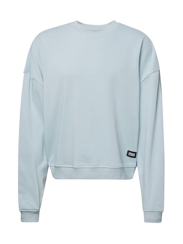 Urban Classics Urban Classics Sweater majica  azur / crna / bijela