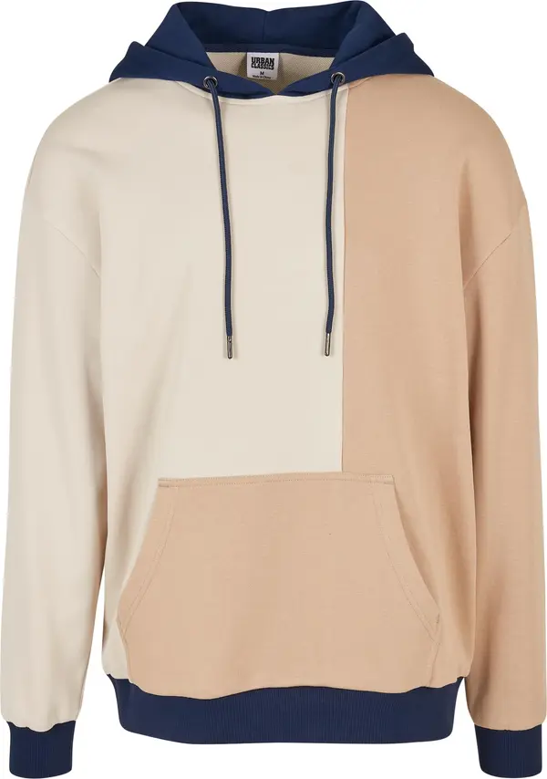 Urban Classics Urban Classics Sweater majica  bež / boja pijeska / tamno plava