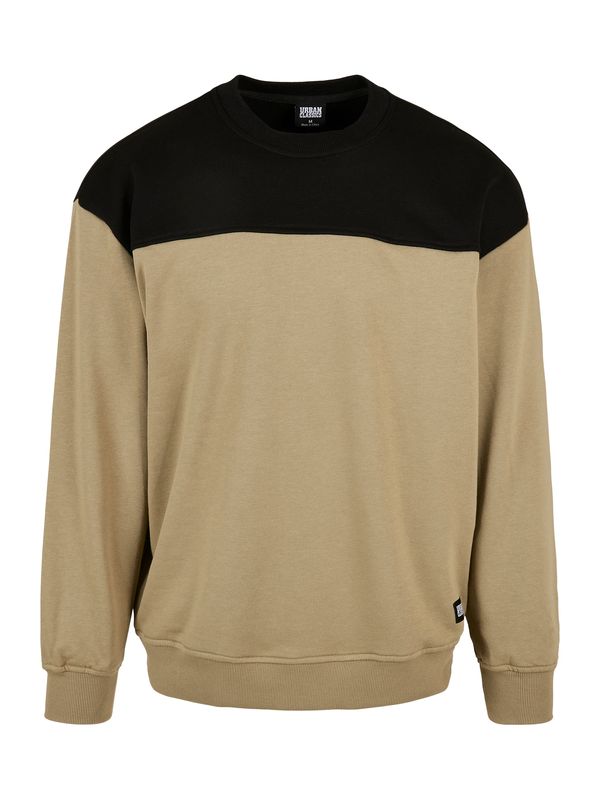 Urban Classics Urban Classics Sweater majica  bež / crna