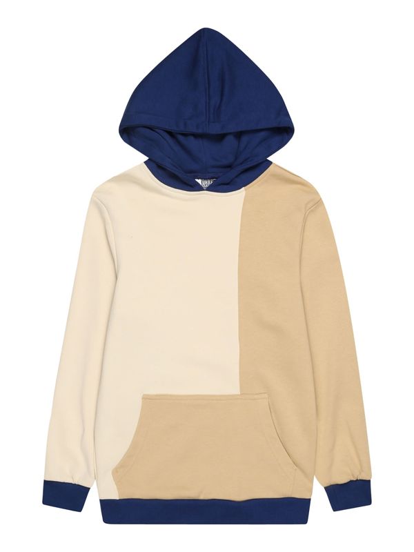 Urban Classics Urban Classics Sweater majica  bež / tamno bež / tamno plava