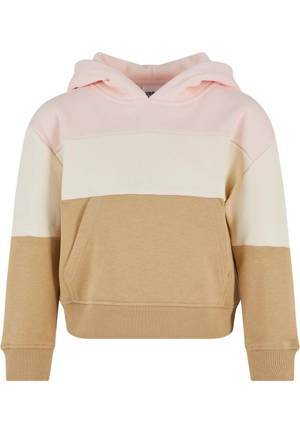 Urban Classics Urban Classics Sweater majica  boja devine dlake (camel) / svijetlobež / roza