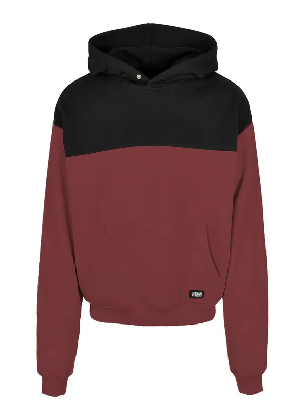 Urban Classics Urban Classics Sweater majica  boja vina / crna