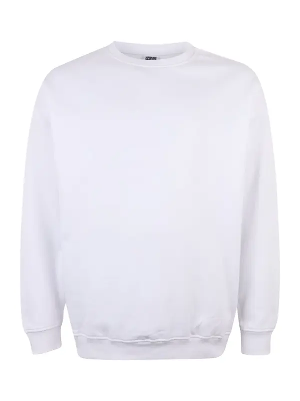 Urban Classics Urban Classics Sweater majica 'Crewneck'  bijela