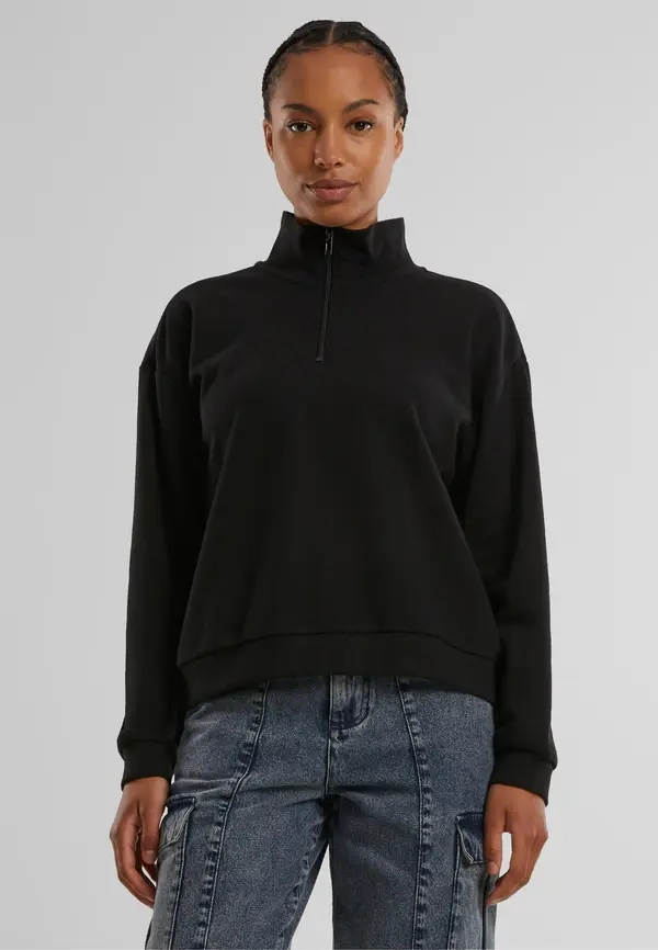 Urban Classics Urban Classics Sweater majica  crna