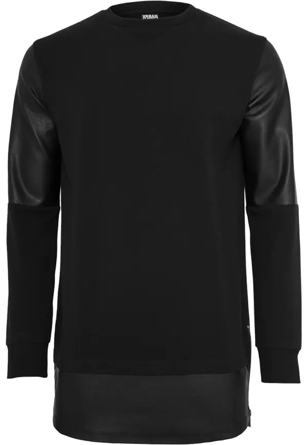 Urban Classics Urban Classics Sweater majica  crna