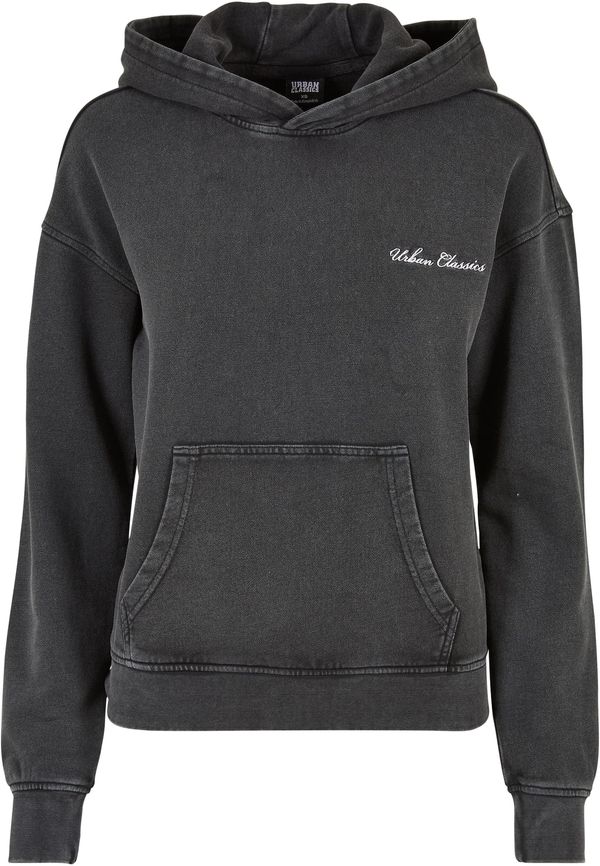 Urban Classics Urban Classics Sweater majica  crni traper / bijela